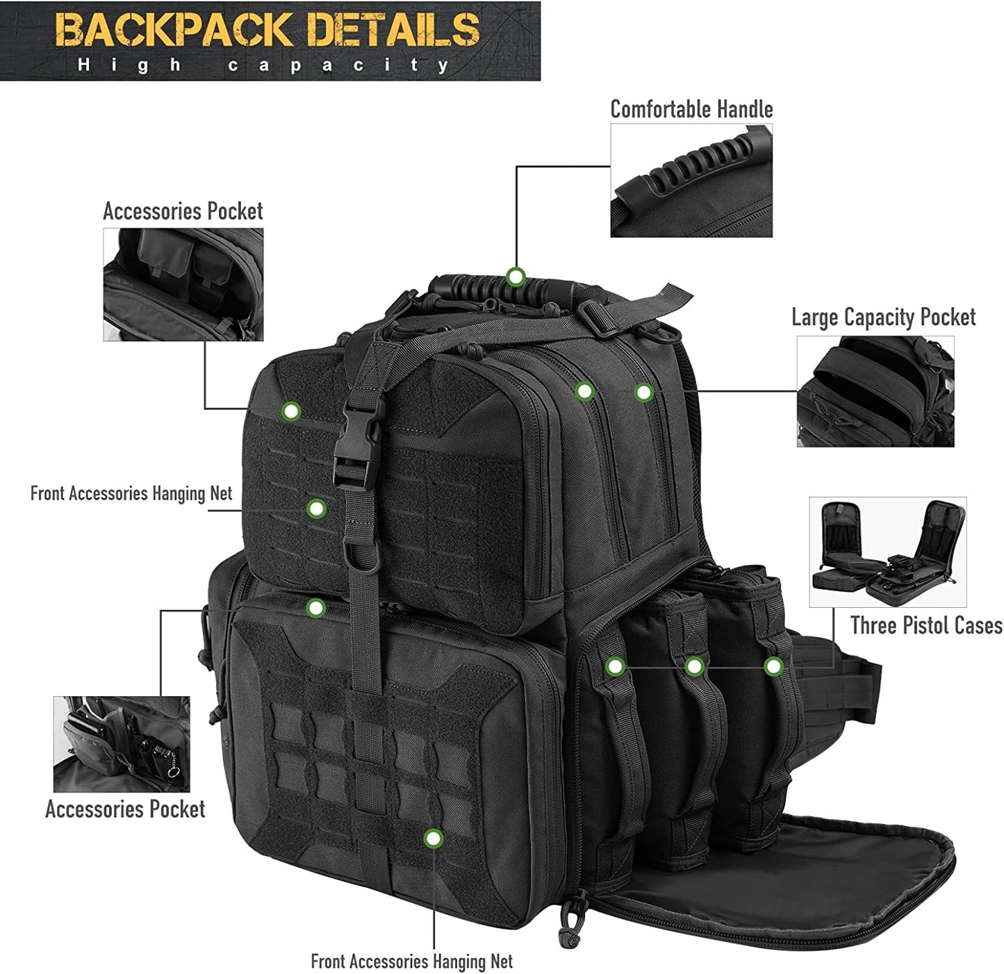 Military-Grade Tactical Range Backpack