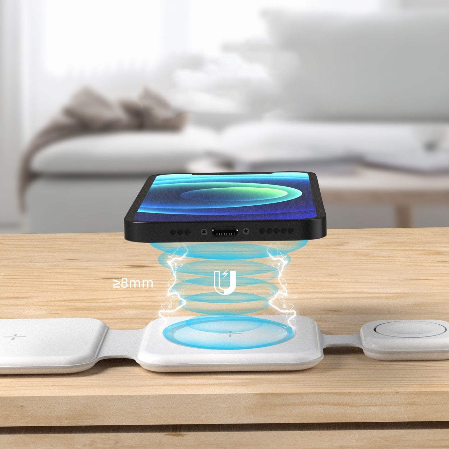 FlexiSnap Pro: Foldable 3-in-1 Magnetic Wireless Charger