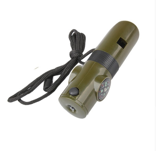 7-in-1 Survival Whistle, Compass & More