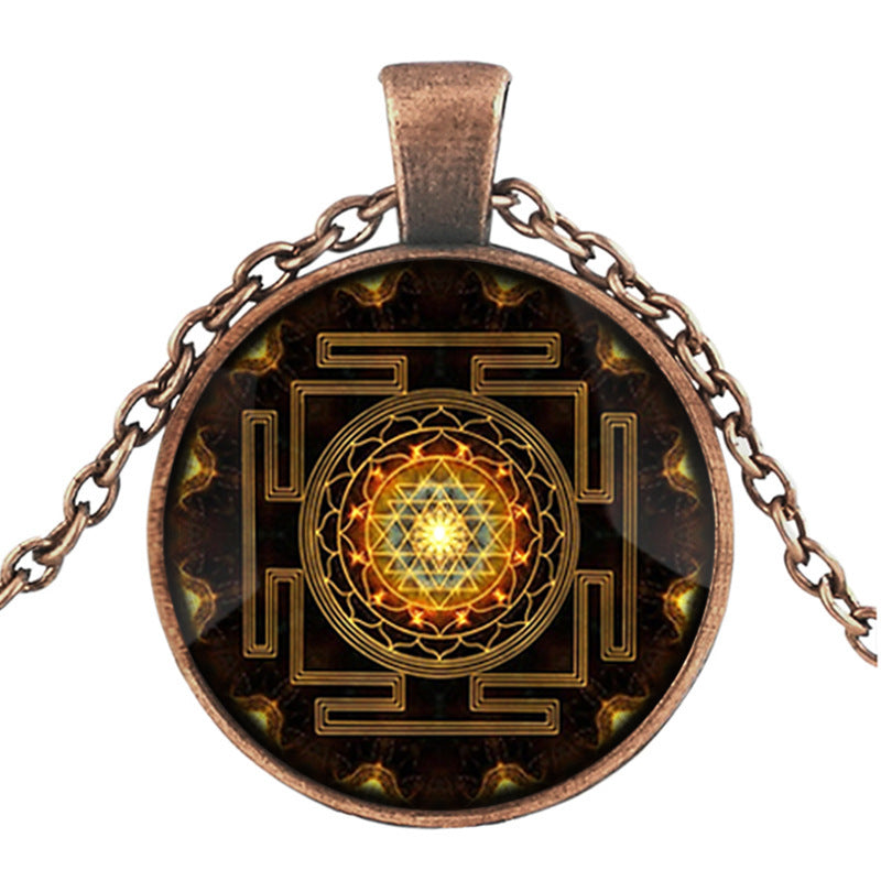 Sri Lanka Yantra Necklace