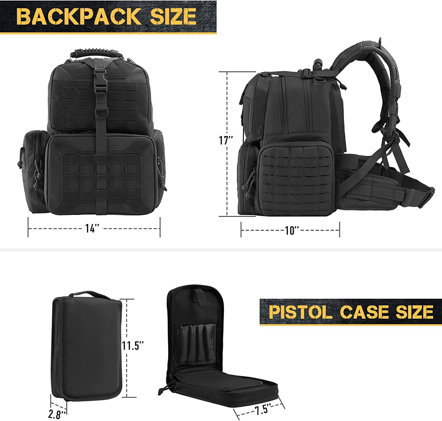 Military-Grade Tactical Range Backpack