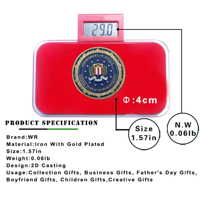DOJ FBI Commemorative Coin