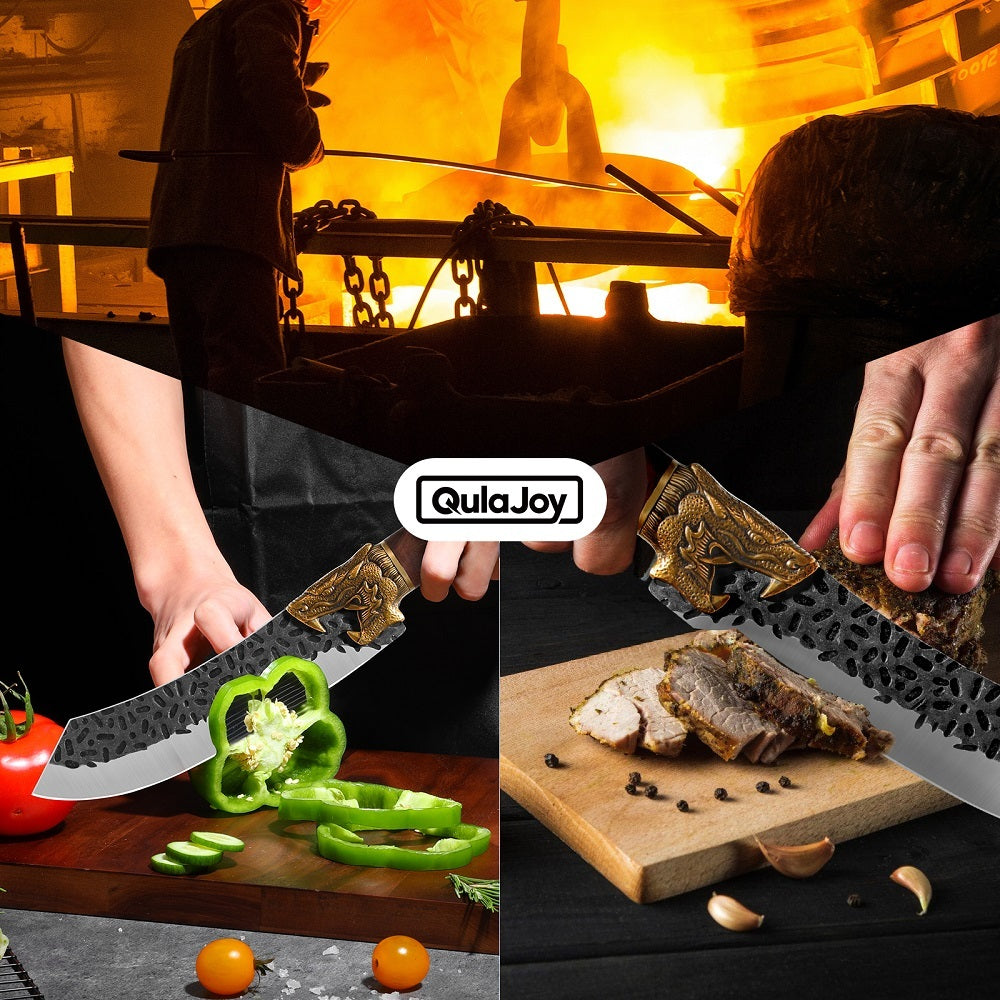 Razor-Sharp Boning Knife with Premium Leather Sheath