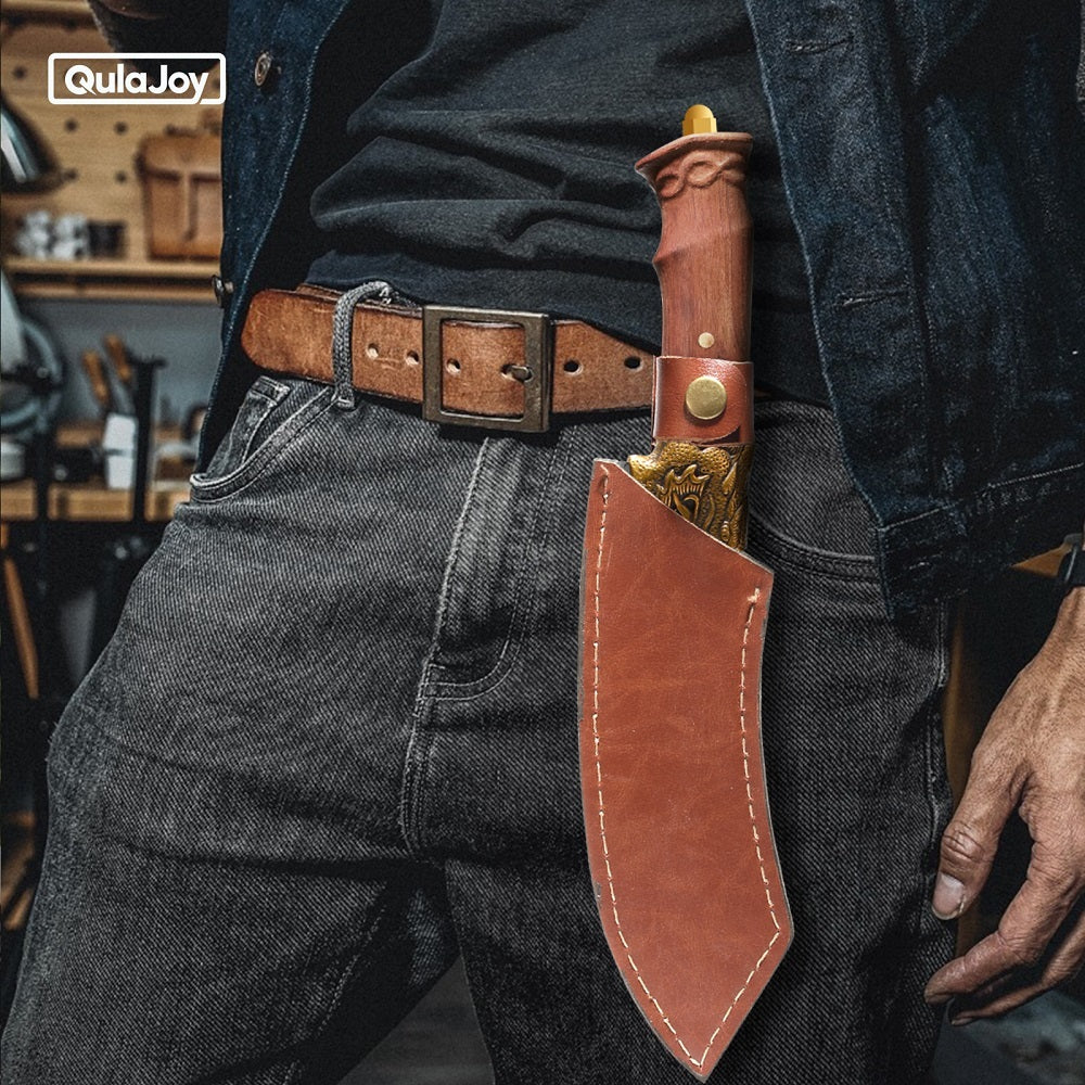 Razor-Sharp Boning Knife with Premium Leather Sheath