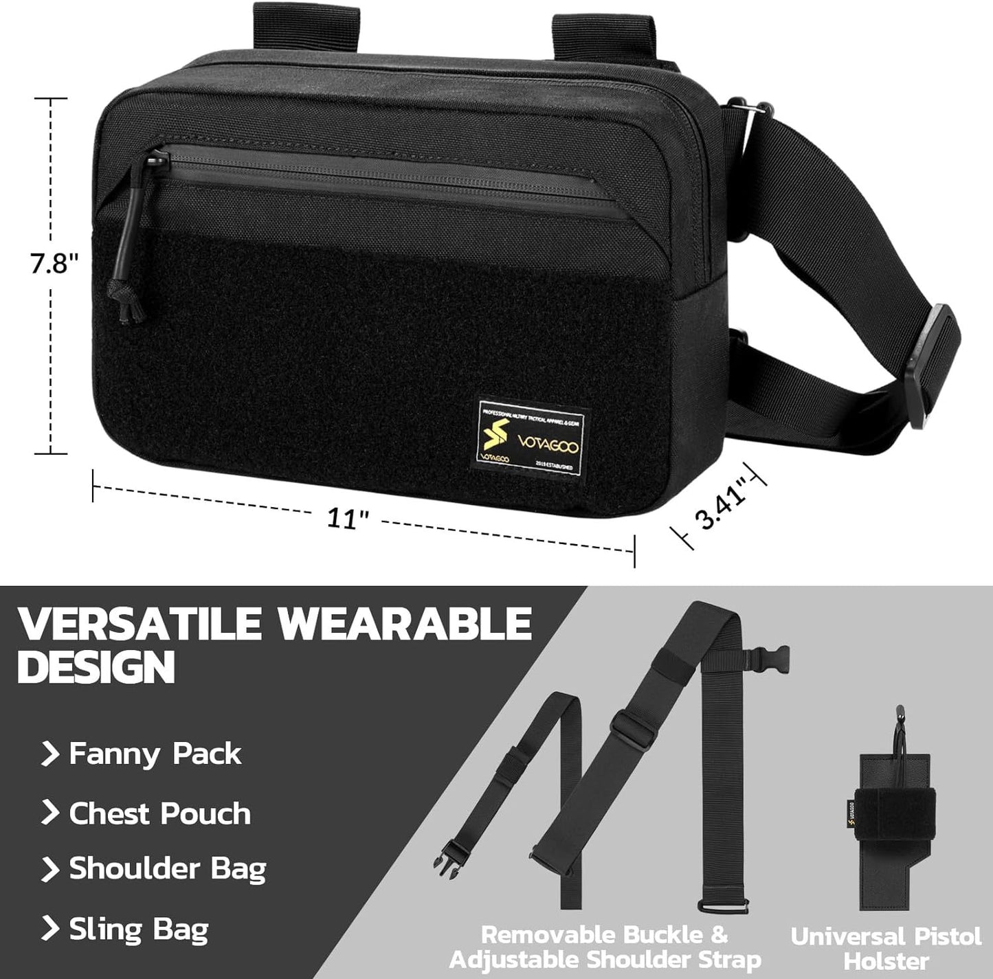 Military-Grade Tactical Fanny Pack