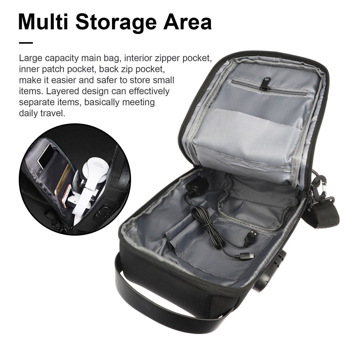 The Ultimate Waterproof Anti-Theft Sling Bag