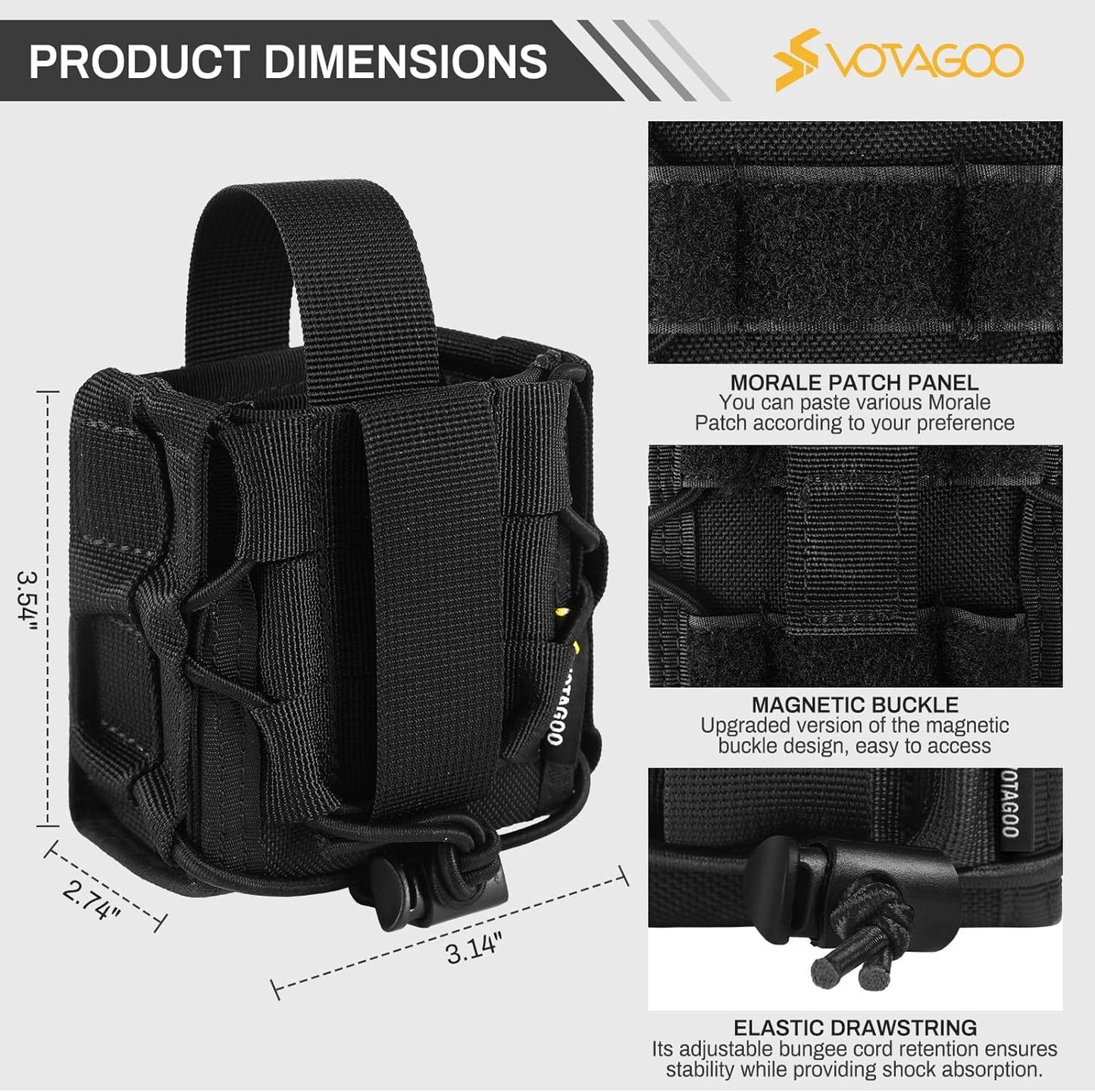 Quick-Access Double Handcuff Pouch