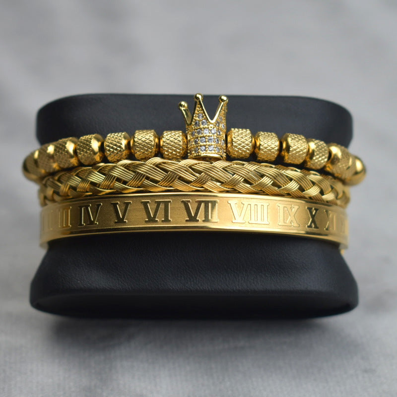 Crown Bracelet Set