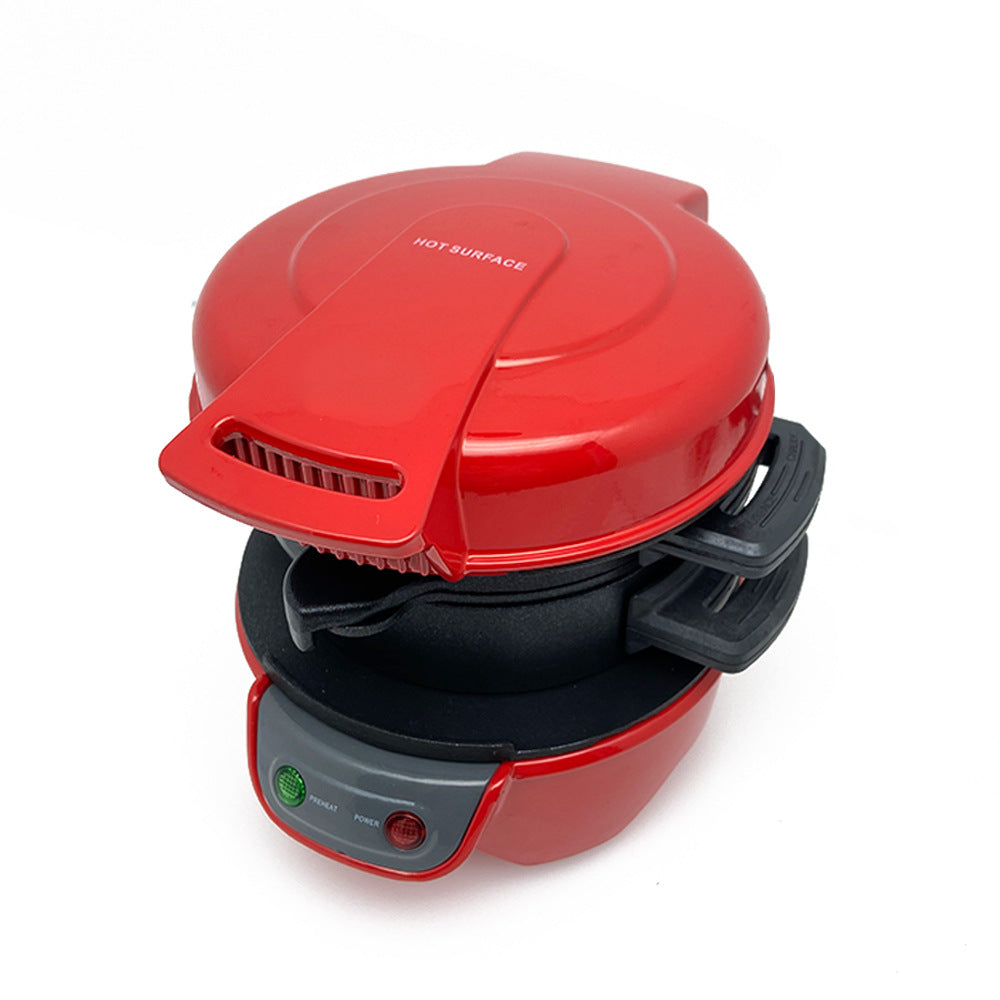 MorningPress 3-in-1: Breakfast Sandwich Maker, Waffle Iron & Egg Cooker
