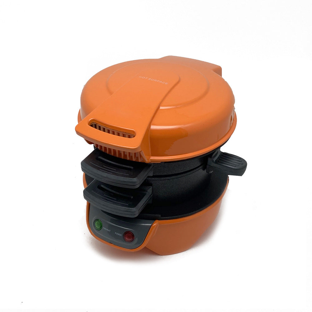 MorningPress 3-in-1: Breakfast Sandwich Maker, Waffle Iron & Egg Cooker