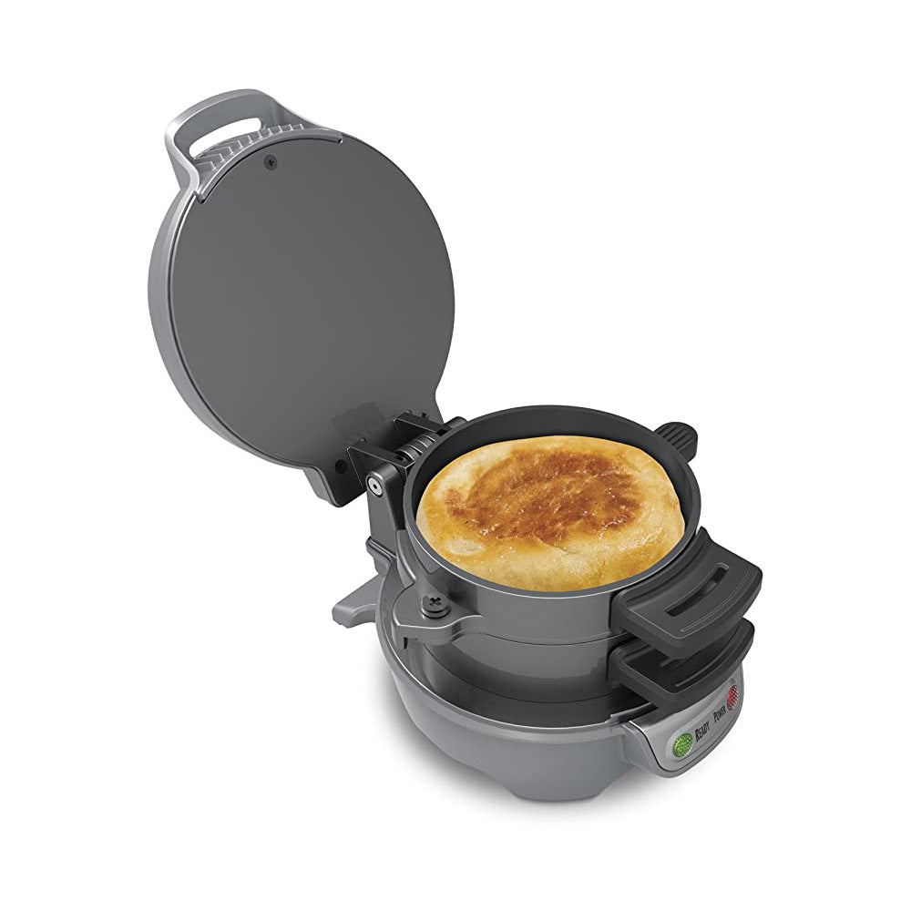 MorningPress 3-in-1: Breakfast Sandwich Maker, Waffle Iron & Egg Cooker