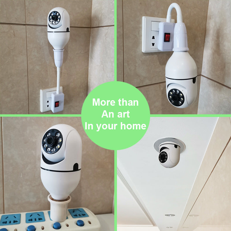 360° WIFI Bulb Camera with Night Vision!