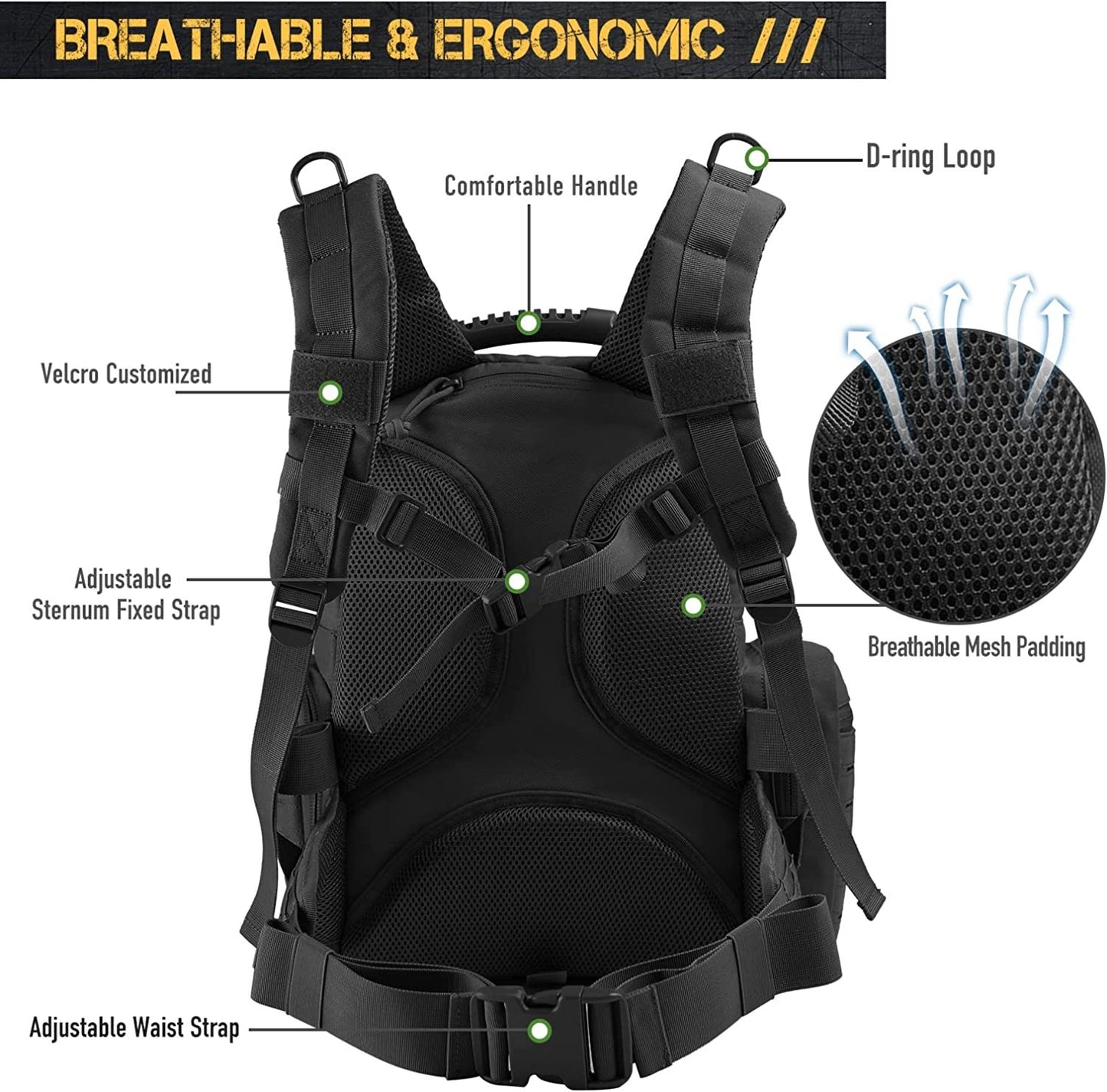 Military-Grade Tactical Range Backpack