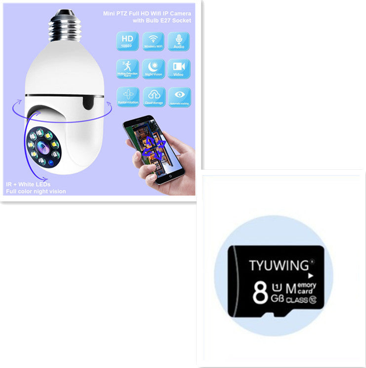 360° WIFI Bulb Camera with Night Vision!