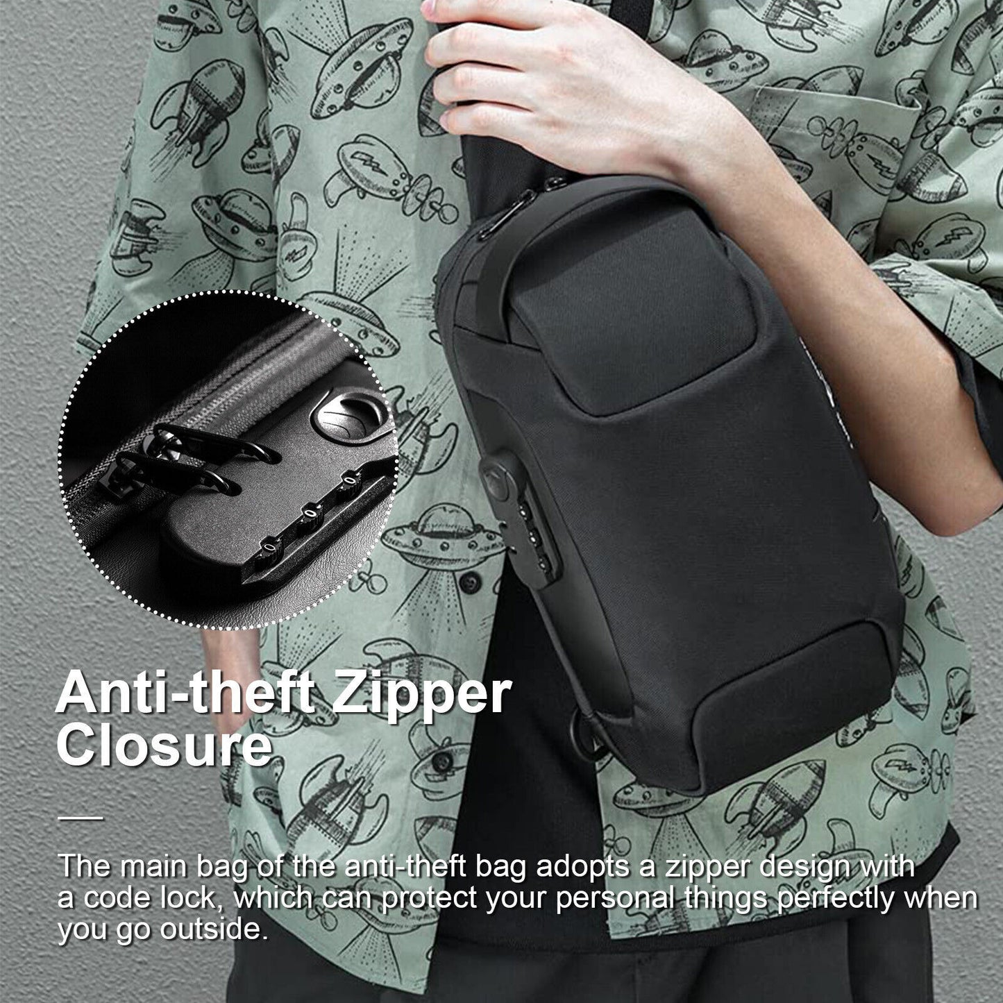 The Ultimate Waterproof Anti-Theft Sling Bag
