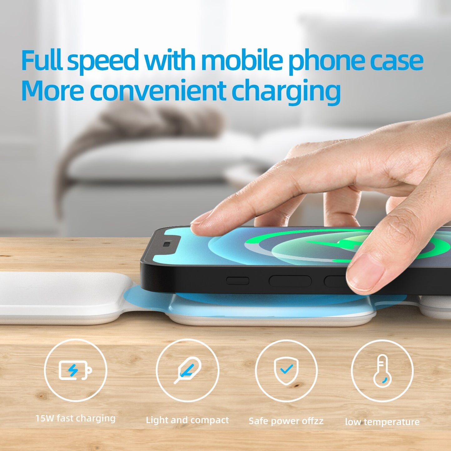 FlexiSnap Pro: Foldable 3-in-1 Magnetic Wireless Charger