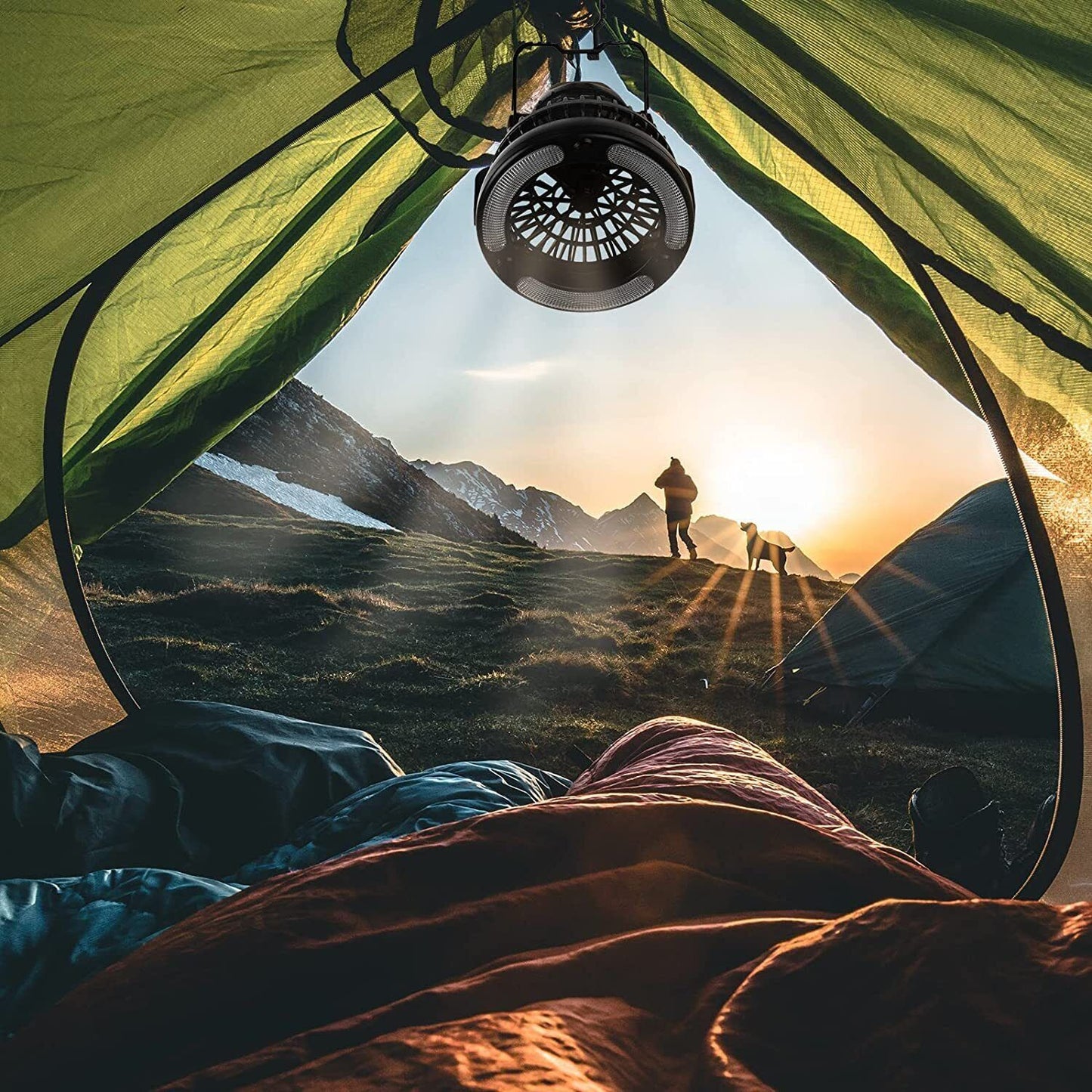 WindLight Nomad: 2-in-1 Cooling Fan & Camping Lantern