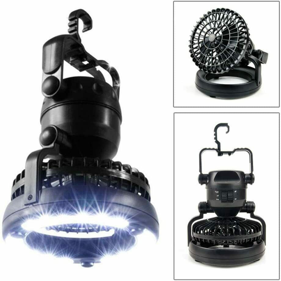 WindLight Nomad: 2-in-1 Cooling Fan & Camping Lantern