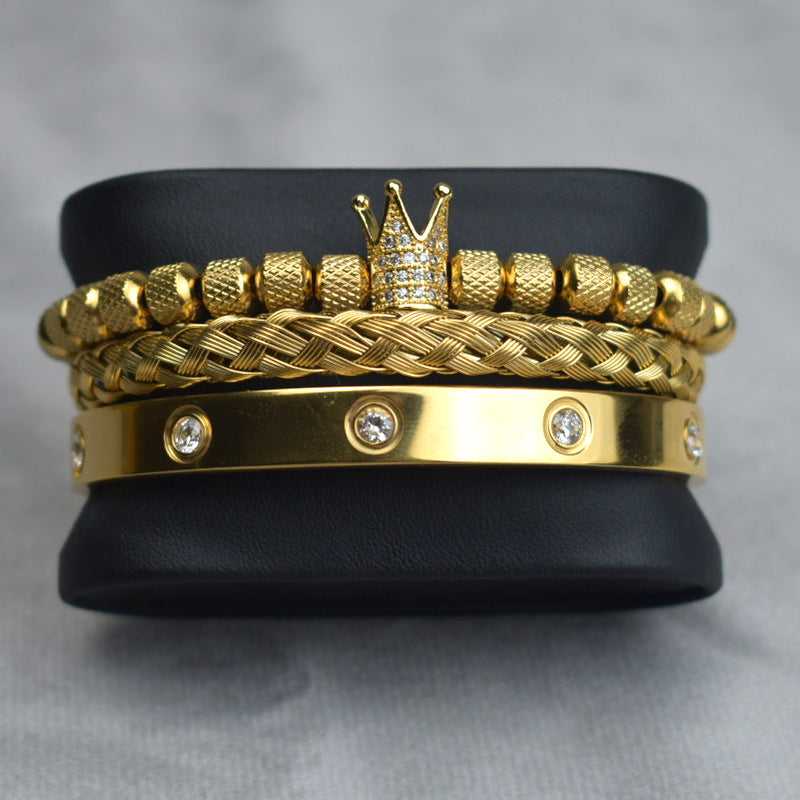 Crown Bracelet Set