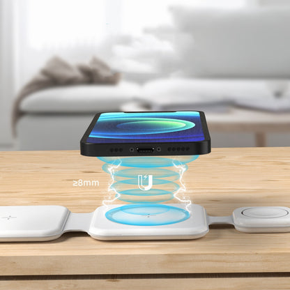 FlexiSnap Pro: Foldable 3-in-1 Magnetic Wireless Charger