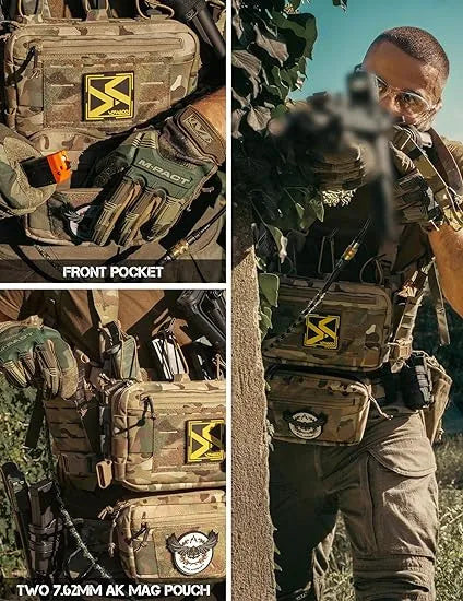 Tactical Chest Rig with Magazine Pouch