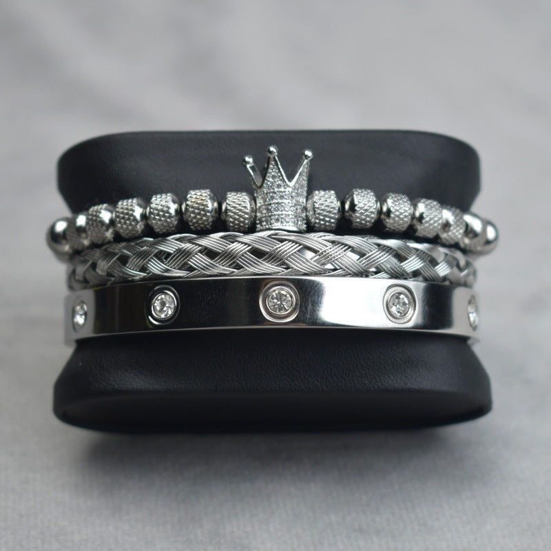 Crown Bracelet Set