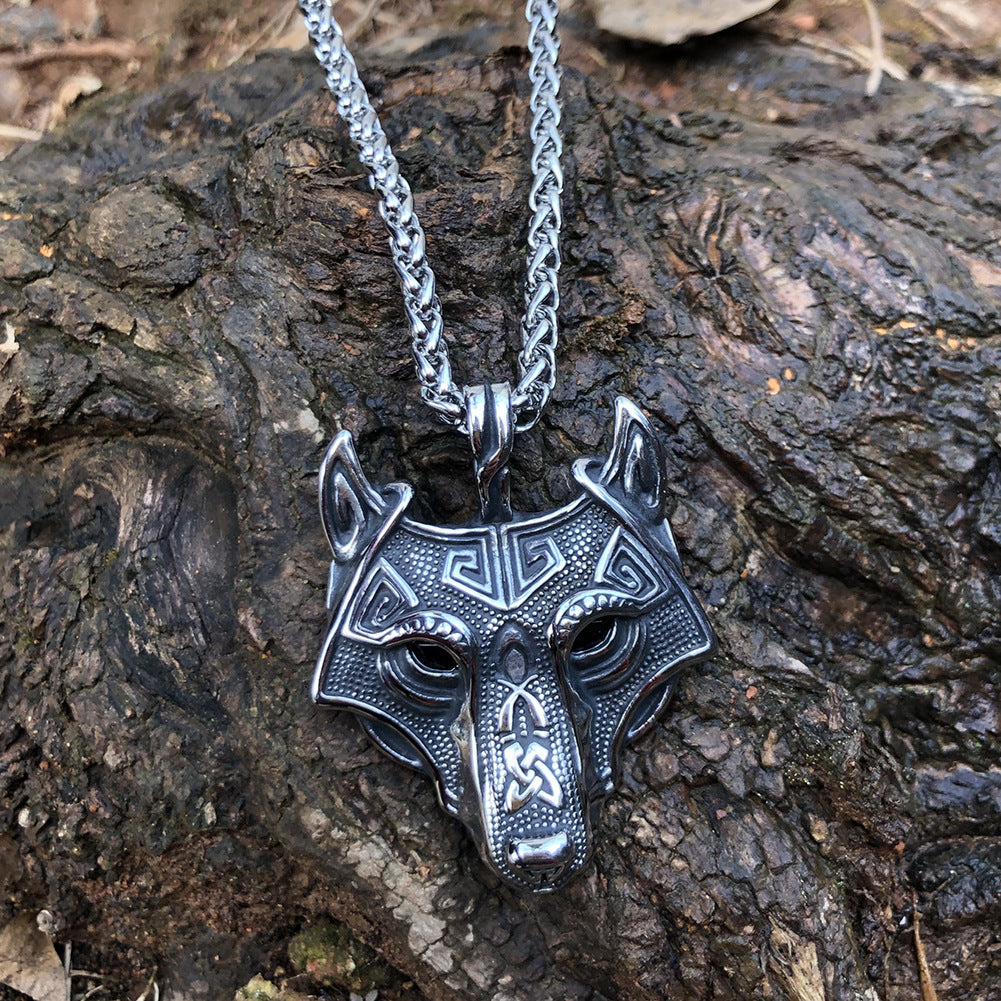 Norse Wolf Pendant Chain