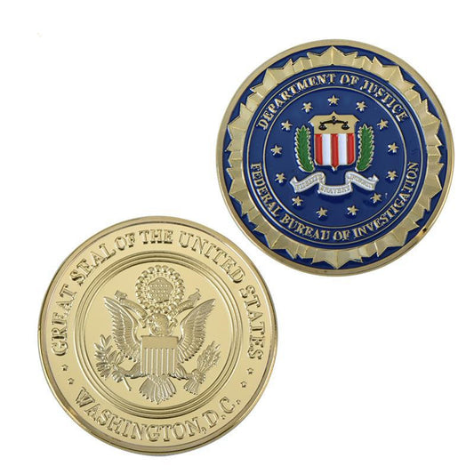 DOJ FBI Commemorative Coin