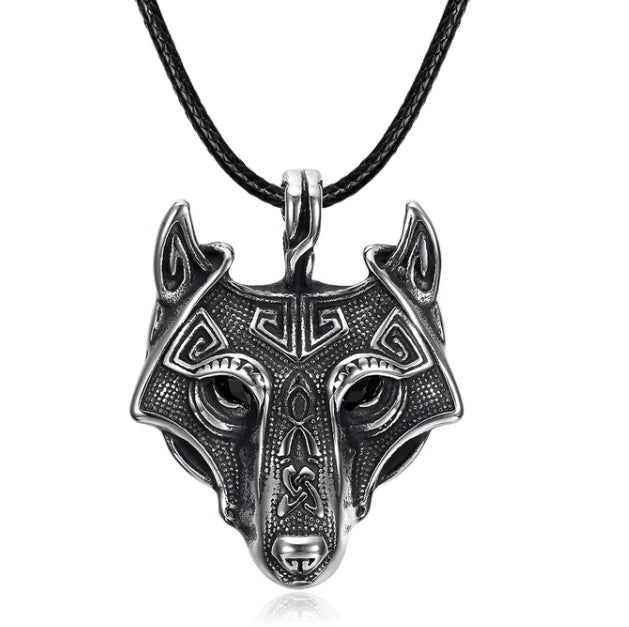 Norse Wolf Pendant Chain