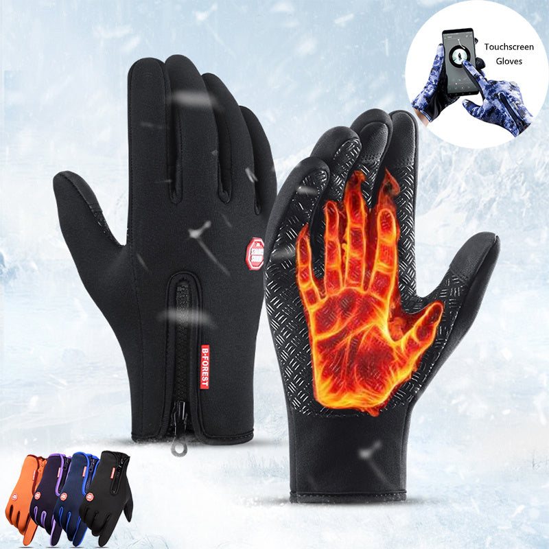 All-Weather Water-Resistant Touchscreen Riding Gloves