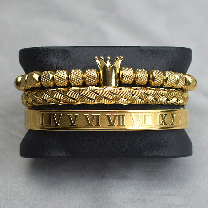 Crown Bracelet Set