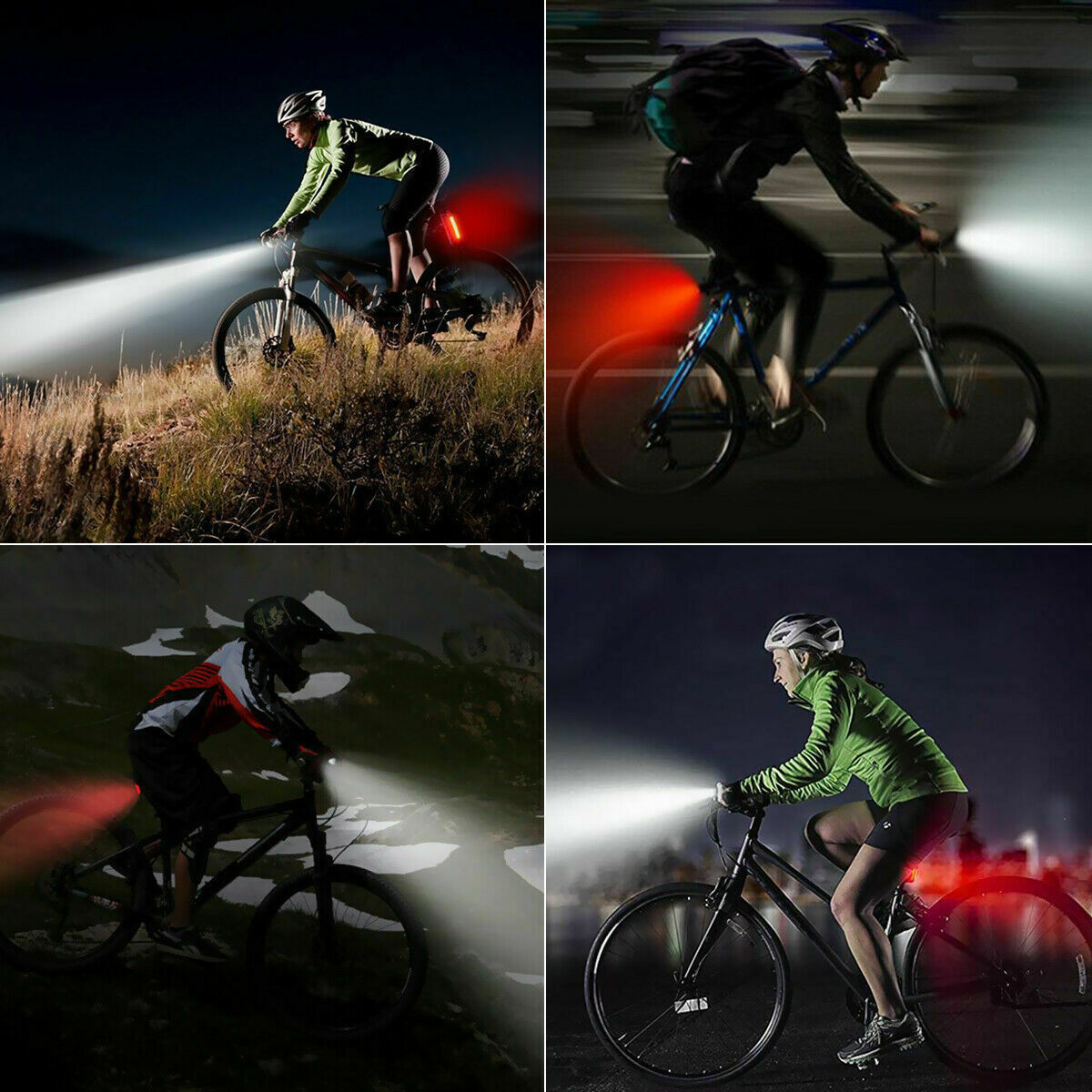 LED Bike Headlight & Rear Lamp