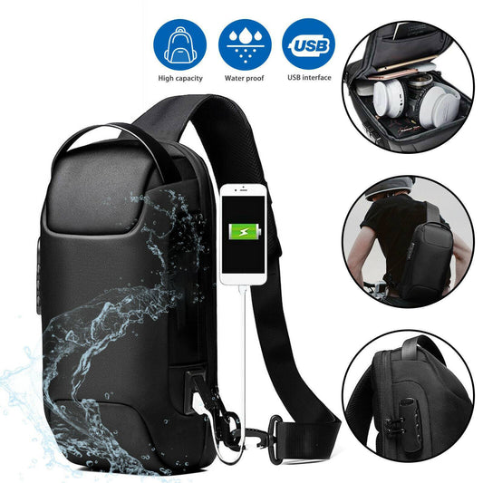 Waterproof Anti-theft Sling Bag