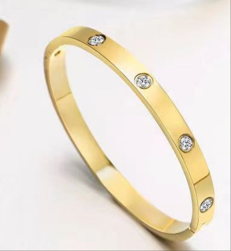 Gold Plated CZ Bracelets