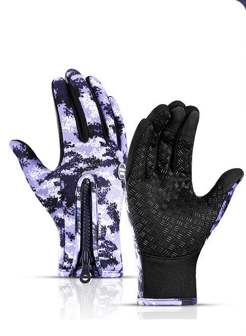 All-Weather Water-Resistant Touchscreen Riding Gloves