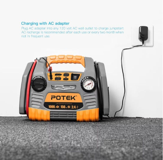 Portable Jump Starter & Air Compressor