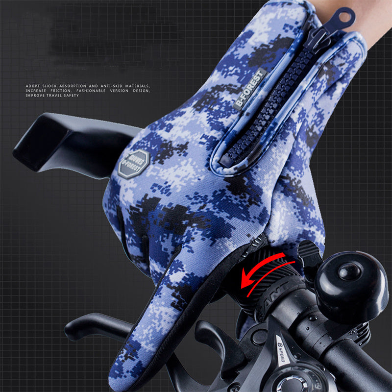 All-Weather Water-Resistant Touchscreen Riding Gloves