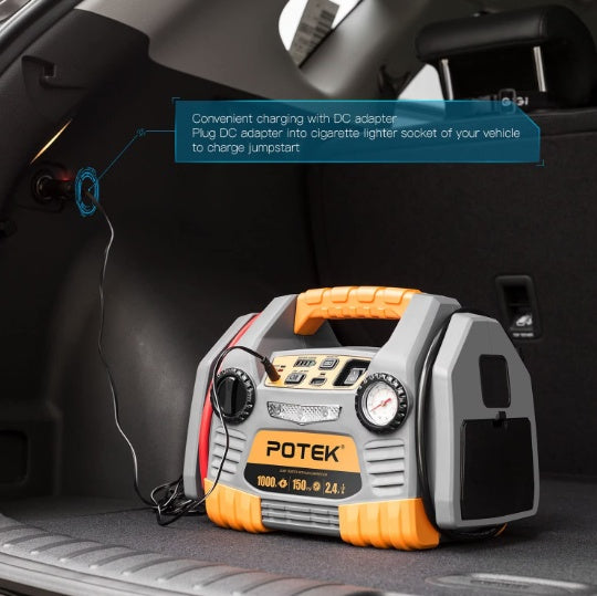 Portable Jump Starter & Air Compressor