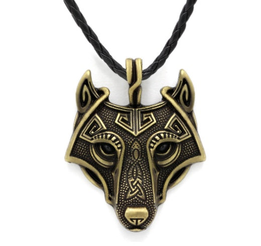 Norse Wolf Pendant Chain