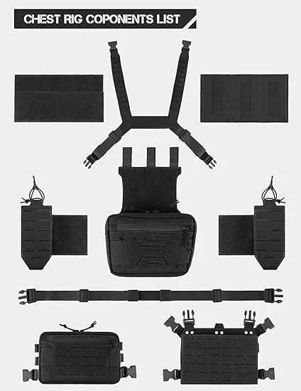 Tactical Chest Rig with Magazine Pouch