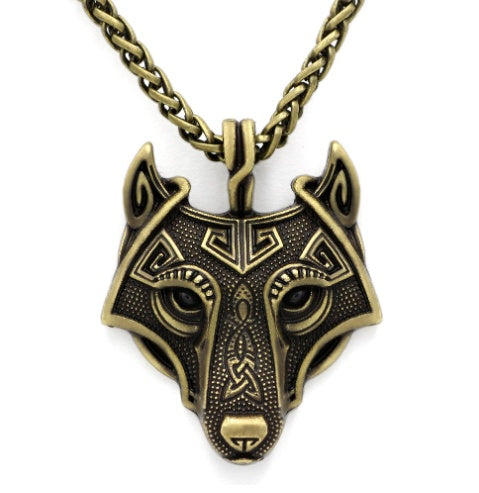 Norse Wolf Pendant Chain