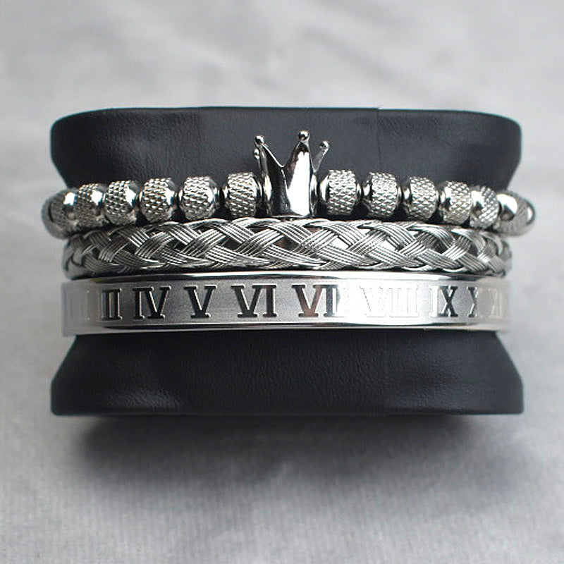 Crown Bracelet Set