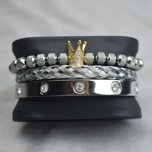 Crown Bracelet Set